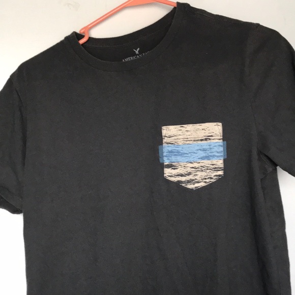 Medium Grey American Eagle Tee - Picture 1 of 2